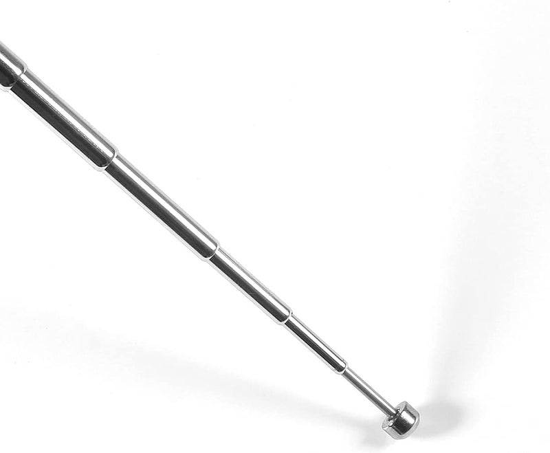 AEDIKO FM Telescopic Antenna 75 Ohm Indoor FM Radio Antenna F Type Male Plug Connector with 5pcs Converter for TV AM FM Radio Stereo Receiver - Image 3